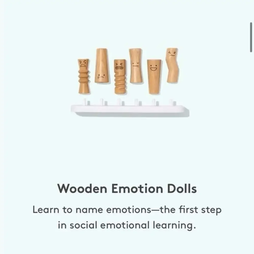 Lovevery Wooden Emotion Dolls